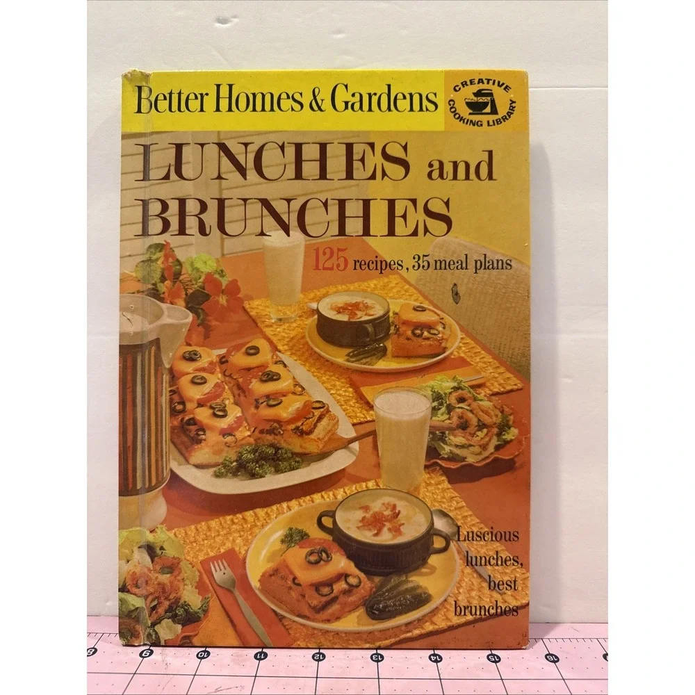 Better Homes & Gardens 1963 Vintage‎ COOKBOOK Lunches and Brunches